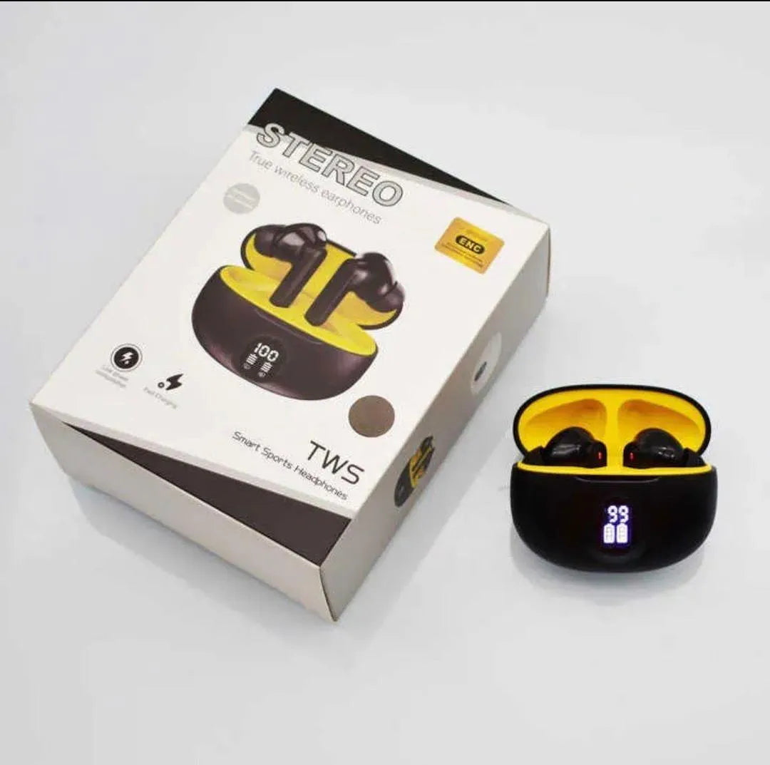 Wireless Stereo Earbuds – HD Sound, Deep Bass & 24H Playtime