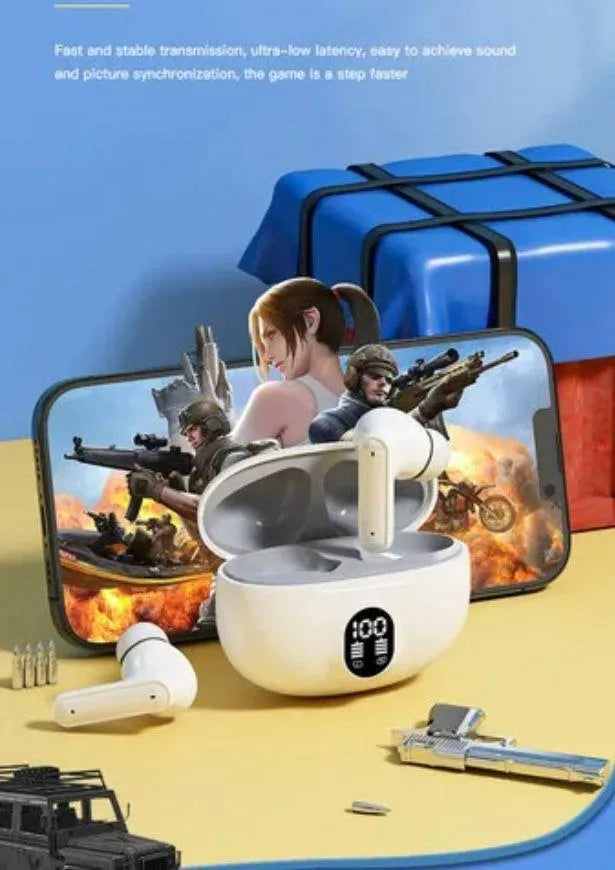 Wireless Stereo Earbuds – HD Sound, Deep Bass & 24H Playtime