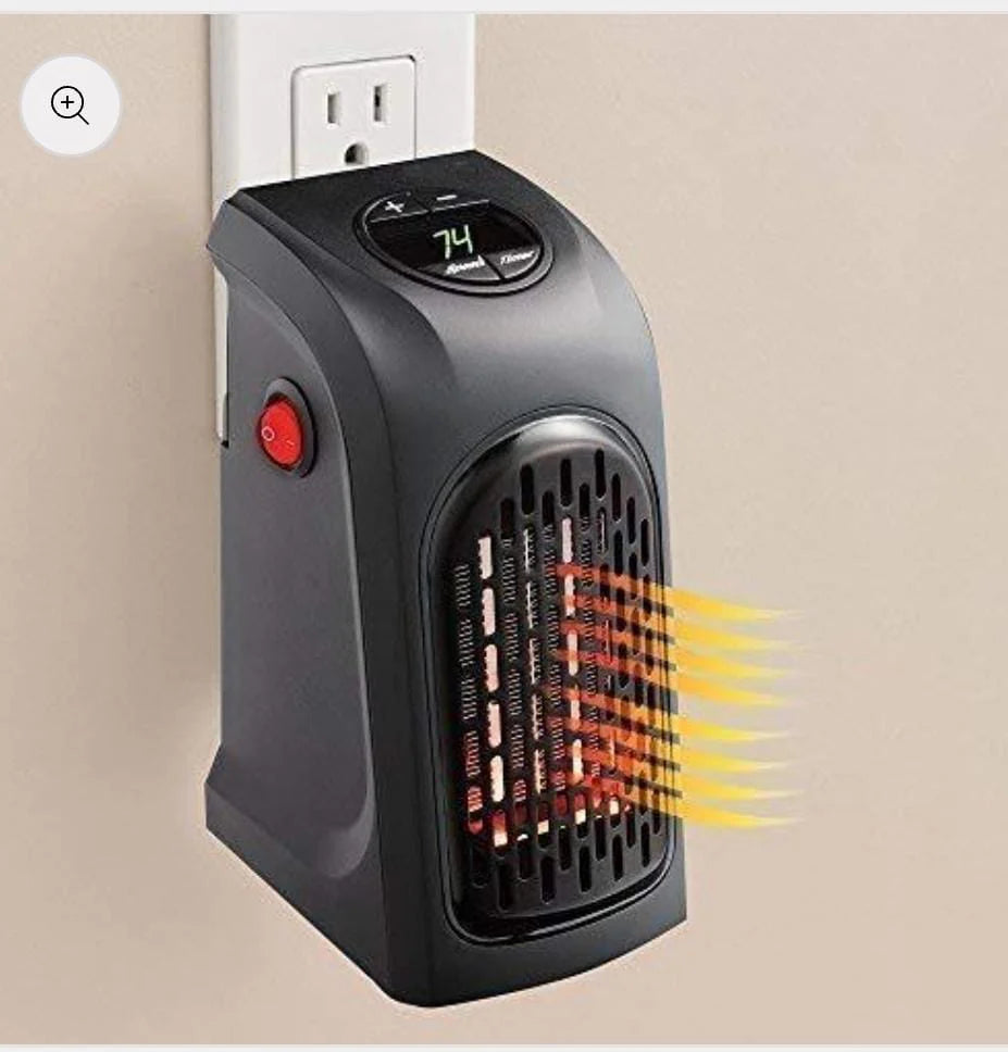 Portable 400W Mini Electric Room Heater – Handy, Safe & Fast Heating for Home, Office & Travel