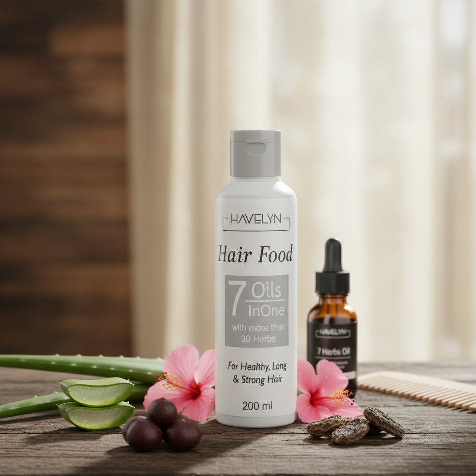 Havlyn Hair Food Oil – Natural Hair Growth & Nourishment, Strong & Shiny Hair (50ml)