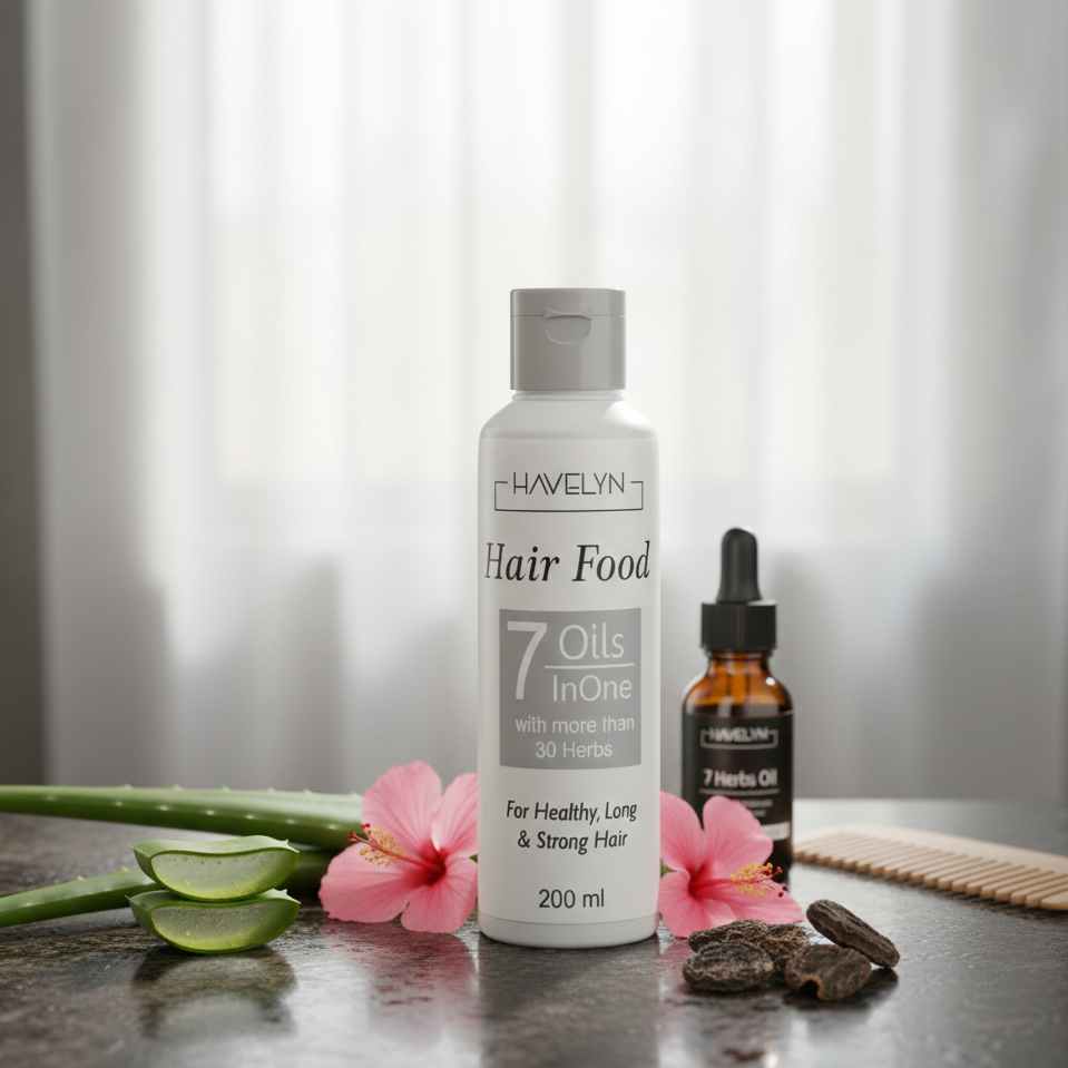 Havlyn Hair Food Oil – Natural Hair Growth & Nourishment, Strong & Shiny Hair (50ml)