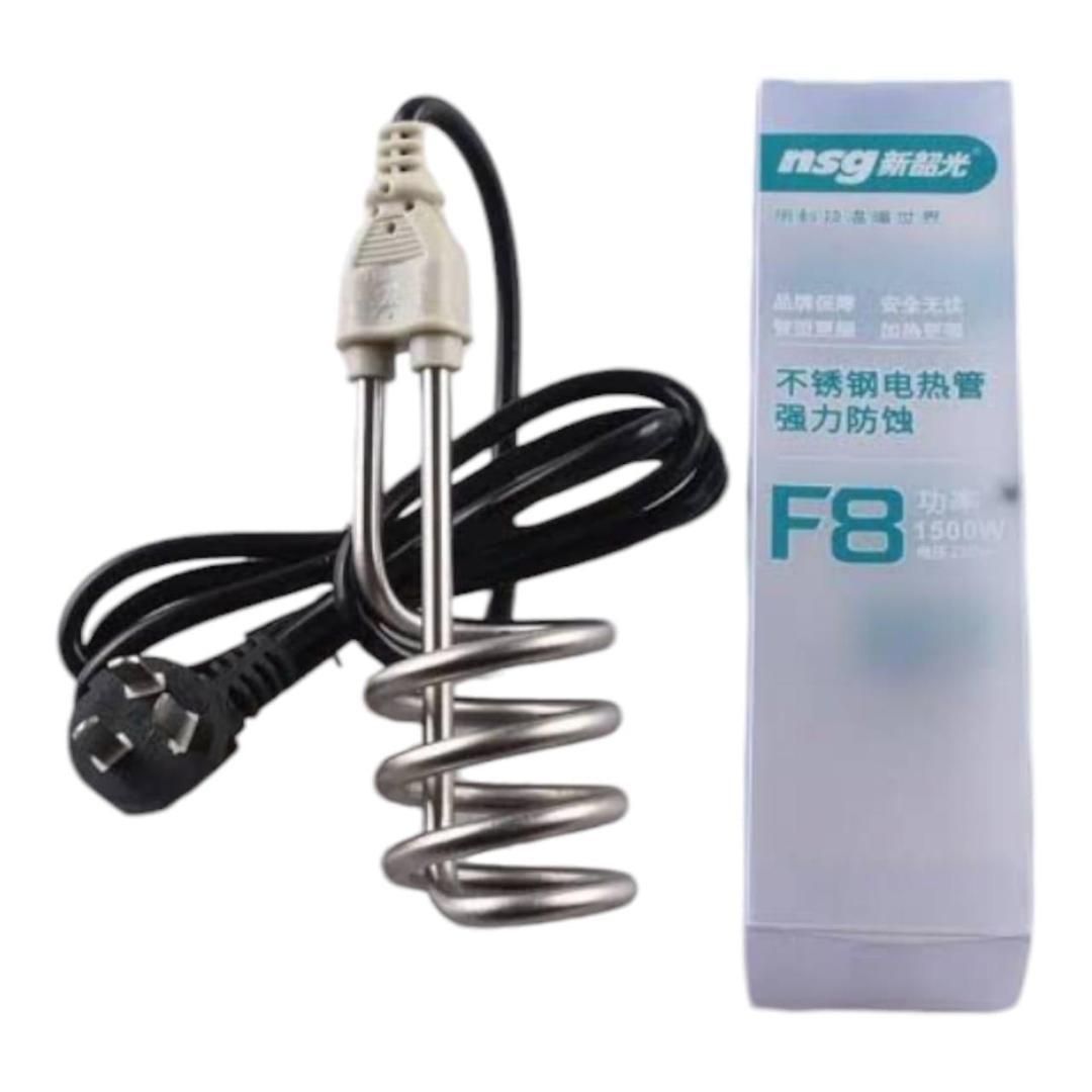 NSG F8 – 2000W Fast Heating Stainless Steel Rod | Instant Hot Water for Bath, Kitchen & Winter Use