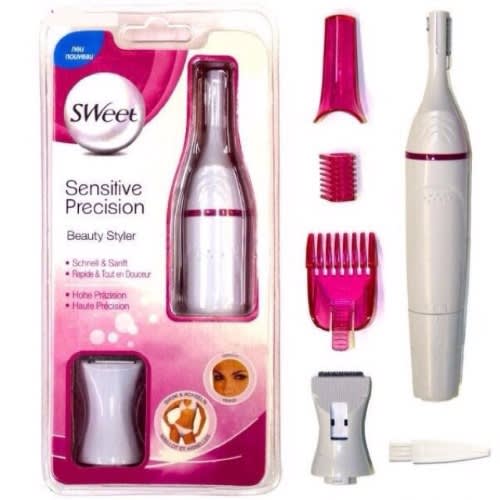 Veet Sensitive Touch Electric Trimmer – 5-in-1 Complete Grooming Kit for Women