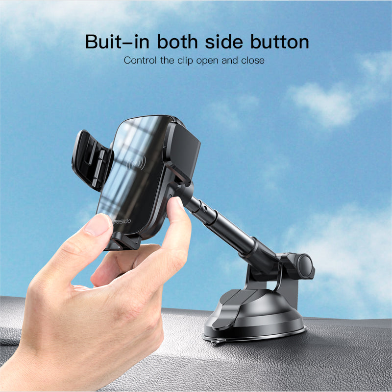 UGREEN Car Phone Holder Car Mount, [Upgraded 4-in-1 Dashboard/Air Vent/Windscreen], [One-button Release], Metal Hook Mobile Holder, Fit for iPhone 17/16/15/14, Samsung S25/24/23, 4.7-7.2" Accessories