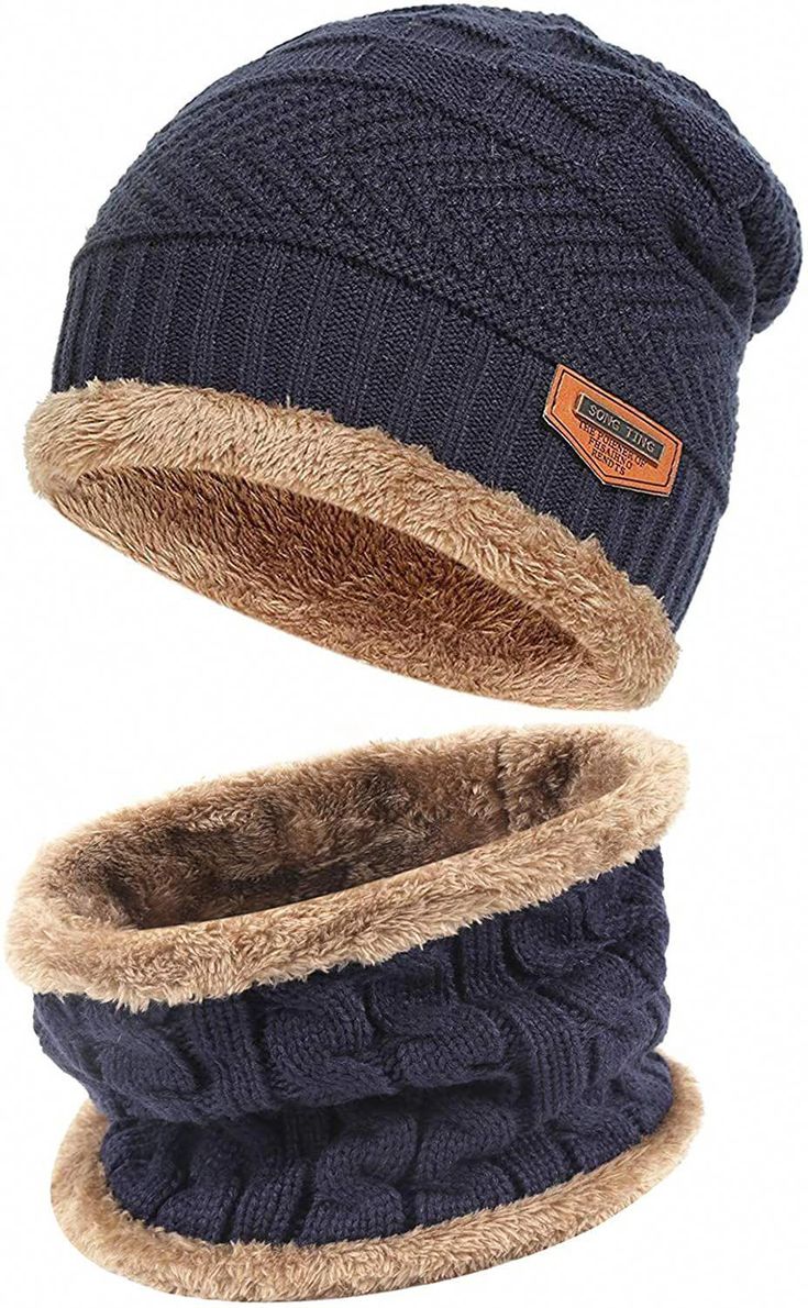 Premium Winter Woolen Hat & Neck Warmer Set | Ultra Warm, Soft & Windproof for Cold Weather (Random Color)