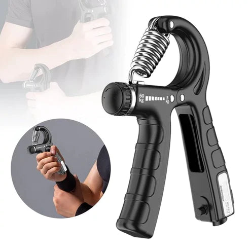 Adjustable Hand Grip Strengthener with Counter – Wrist & Forearm Trainer